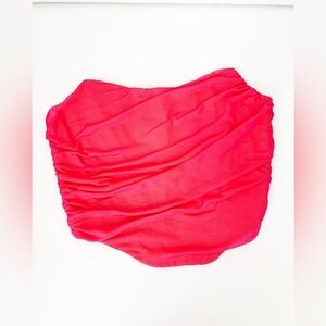 NWOT Strapless Corset Zip Back Top Size Medium